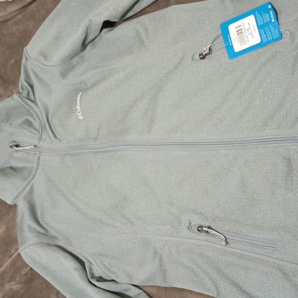 W Park view grid fleece full zip